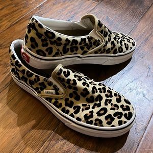 Cheetah print Vans